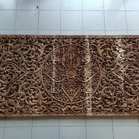 Gambar hiasan dinding ukiran kayu - ukuran Bali tribal dari CAHAYA NANDITA undefined 2 Tokopedia