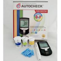 Gambar autocheck GCU 3 in 1 alat tes gula darah,kolesterol Dan asam urat dari sehat cantik herbal999 undefined 1 Tokopedia