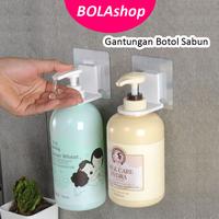 Gambar Gantungan Botol Sabun Shampoo Kamar Mandi Tempel | Holder Botol Sabun dari BBOLA undefined 1 Tokopedia