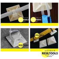 Gambar Per 10 Kabel Ties Mount 3 x 3 cm Pengait Pengikat Cable tis Tembok dari Toko Citra Bangunan undefined 4 Tokopedia
