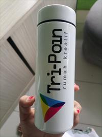 Gambar Botol Minum Tumbler Souvenir Sakura Stainless Termasuk Cetak Grafir - Biru dari DIGIBOOK PROMOTION SEMARANG undefined 4 Tokopedia