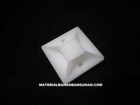 Gambar Per 10 Kabel Ties Mount 3 x 3 cm Pengait Pengikat Cable tis Tembok dari Toko Citra Bangunan undefined 1 Tokopedia