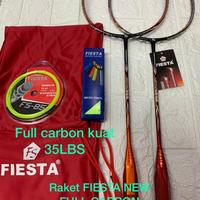 Gambar NEW! Raket Badminton FIESTA FS Break Free 555 Full Carbon taiwan 35lbs - FS 555 ORANGE, SENAR FIESTA dari Globalsport Store undefined 1 Tokopedia