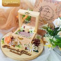 Gambar Box Cincin / Kotak Cincin Rustic BESAR - Box Segi Empat, Grafir Nama dari jogja etnika oficial undefined 2 Tokopedia