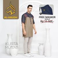 Gambar Kurta Al Haudh Mus'ab Series - S, Moca dari Al-Haudh undefined 2 Tokopedia