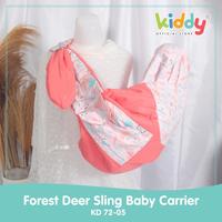 Gambar Kiddy Forest Deer Sling Baby Carrier/ Gendongan Bayi - 7205 - Biru Muda dari Bayi Kiddy Makassar undefined 4 Tokopedia