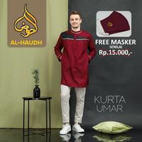 Gambar Kurta Al Haudh Umar Series - Merah, S dari Al-Haudh undefined 3 Tokopedia