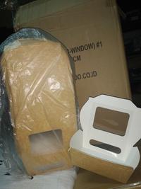 Gambar BROWN PAPER KRAFT LUNCH BOX WINDOW SIZE M - MEDIUM - ISI 50 PCS dari BCA FOOD PACKAGING undefined 1 Tokopedia