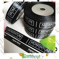 Gambar cetak label pita satin 2cm dari Amba Printing undefined 1 Tokopedia