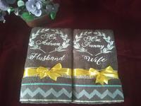 Gambar Handuk couple bordir Good Quality BEBAS baris KALIMAT - Orange, 70x135 1 handuk dari GwenBordir undefined 3 Tokopedia