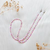 Gambar strap masker / kalung masker / tali masker - multicolor manik padi - Putih dari By Kempi undefined 4 Tokopedia