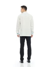 Gambar Baju Koko Rebertus Pria Lengan Panjang Miqdad - Biru, S dari Rebertus undefined 3 Tokopedia