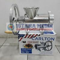 Gambar GILINGAN DAGING 32 STAINLESS STEEL MANUAL GILING BAKSO CARLTON dari ISTANA MESIN undefined 1 Tokopedia