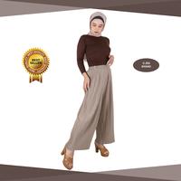 Gambar NEXXA - Celana Plisket / Celana Kulot Plisket Premium / C.312 - Khaki dari Nexxa_Official undefined 3 Tokopedia
