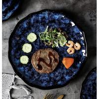 Gambar Japanese blue plate dining alat makan ala cafe hotel resto premium - Plate 8 dari Violettsky undefined 3 Tokopedia