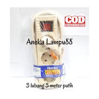 Gambar Aneka Lampu88 stop kontak 3lobang kabel 1,5 sampai 5 meter-sunfree - 3 L 5 M dari Aneka Lampu88 undefined 2 Tokopedia