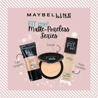 Gambar Maybelline Fit Me Matte & Poreless Fondation 12H Oil Control Powder Be - 128, Pump 30ml dari Beaute ID undefined 1 Tokopedia