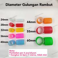 Gambar [6 pcs/ukuran] Gulungan/Roll Rambut/Hair Curler banyak ukuran - 28mm dari Toko Nanonanoku undefined 2 Tokopedia