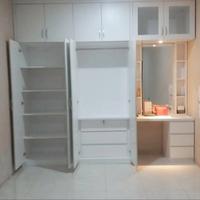 Gambar lemari pakaian/ lemari baju custom HPL240x285cm dari Furniture'Kita undefined 3 Tokopedia