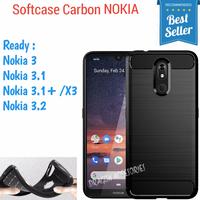 Gambar Nokia 3 3.1 3.1+ X3 3.2 Softcase Silikon Slim Fit Carbon Fiber Case - Nokia 3.1 dari DragonAccesories undefined 1 Tokopedia