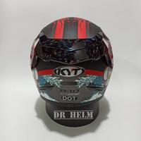 Gambar HELM KYT R10 KABUKI CAT PAKET GANTENG - kabuki glosy, M dari dr helm undefined 4 Tokopedia
