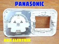 Gambar STOP KONTAK SINGLE PANASONIC NCP + FRAME SAKLAR PUTIH WEJP11312-7 dari Aka Elektrik undefined 2 Tokopedia