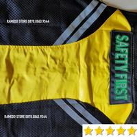 Gambar Rompi safety jala taslan bordir komputer Velcro Rompi custom dari Ramedo official undefined 5 Tokopedia