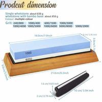 Gambar Batu Asahan Pengasah Pisau Whetstone Knife Sharpener - Hijau dari FineLine Warehouse undefined 5 Tokopedia
