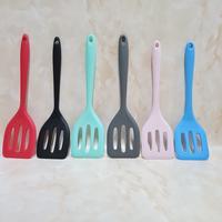 Gambar mini slotted silicone turner / sodet sutil kecil masak - light grey dari etc shopline undefined 1 Tokopedia