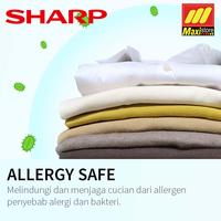 Gambar Mesin Cuci Front Loading 9 Kg Sharp ES-FL1290G Garansi Resmi dari Maxi Store Makassar undefined 5 Tokopedia