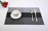 Gambar Alas Meja Makan Tatakan Piring Gelas Modern Minimalis Tahan Panas PVC - Silver Black dari Sejati Official Store undefined 1 Tokopedia