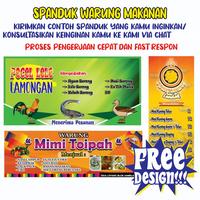 Gambar Banner/Spanduk/Baliho Murah Gratis Desain Spanduk Warung, Pecel Lele - 1x1.5m dari AC Printing Spanduk Murah undefined 1 Tokopedia
