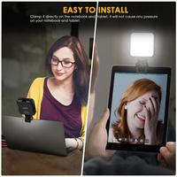 Gambar ULANZI CL04 Clip Portable LED 6500K Video Conference Meeting Webinar dari Prishcatshop undefined 3 Tokopedia