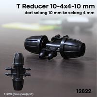 Gambar Konektor T reducer 41220 dari selang 10 mm ke selang 4 mm 10-4x4-10 mm dari JIRIFARM undefined 1 Tokopedia
