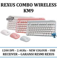 Gambar Rexus Combo Wireless KM9 Keyboard and Mouse - Garansi Resmi - Putih dari Das Livia Computer undefined 1 Tokopedia