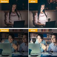 Gambar ULANZI CL04 Clip Portable LED 6500K Video Conference Meeting Webinar dari Prishcatshop undefined 5 Tokopedia