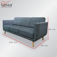 Gambar SOFA 3 SEATER / SOFA SELENA / VASSA SOFA dari Vassa Sofa & Home undefined 3 Tokopedia