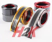 Gambar Stiker List Metal Carbon 5D - Lis Bumper - Sticker Sill Plate 7cm x 3M - Merah dari H2K, undefined 5 Tokopedia
