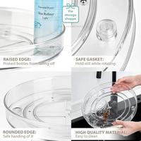 Gambar Lazy Susan Clear Turntable Rotating Kitchen Bathroom Pantry Organizer - Small dari THE STORAGE SHOPPE undefined 5 Tokopedia