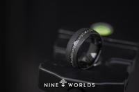 Gambar Nine Worlds Ring Cincin Real Meteorite TUNGSTEN Sandblasted 8mm dari Destiny One undefined 2 Tokopedia