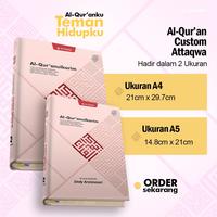 Gambar Alquran custom nama Attaqwa New Design Cover ukuran A4 dari MURMERIA ID undefined 3 Tokopedia