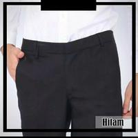 Gambar celana kantor slim fit pria formal - Navy, 33 dari PASARSRUWET_11 undefined 3 Tokopedia