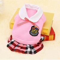 Gambar School Uniform Baju Sekolah Anjing Kucing Lucu - Grey Girl, L dari Bubu Pet Shop undefined 3 Tokopedia