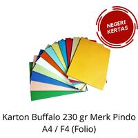 Gambar Kertas Buffalo 230 Gsm ukuran F4/Folio ( 21,5 cm x 33 cm) - Hijau daun dari Negeri Kertas undefined 1 Tokopedia