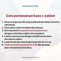 Gambar Sablon Custom Satuan Bebas Desain Kaos KPM Apparel Soft Premium 30S - XS, 10*10 dari Kaos Polos Mania undefined 4 Tokopedia