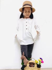 Gambar Blus Atasan Lengan Panjang Rayon Putih Anak Perempuan - ALANA - L dari lille-ven undefined 3 Tokopedia