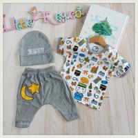 Gambar Littlekey-Setelan 3in1 Babybeb "Aku Anak Muslim" Baby Laki-Laki - Navy dari Littlekey.co undefined 2 Tokopedia