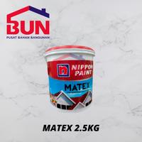 Gambar NIPPON PAINT MATEX CAT GENTENG PUTIH 2.5 dari bun supermarket bahan bangunan undefined 1 Tokopedia