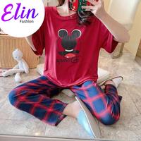 Gambar Setelan Piyama Korea Viral - Baju Tidur CP Premium Wanita CP - PP - POOH BLUE dari Elin Style undefined 1 Tokopedia