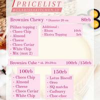 Gambar Brownies Chewy Premium dari Clarissa Kitchen ID undefined 5 Tokopedia